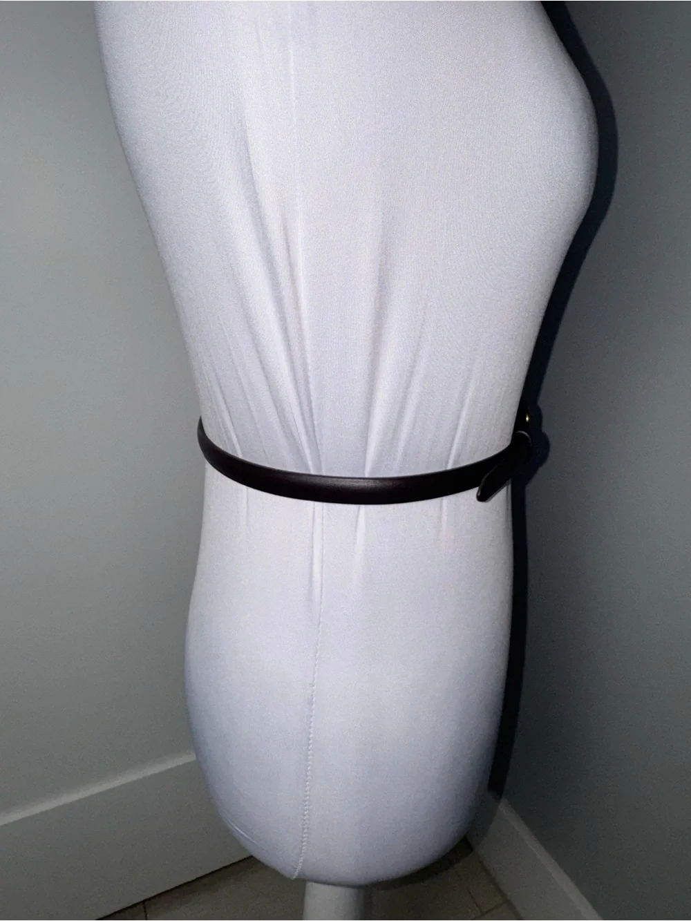 Veronica Beard Brown Leather Loop Belt/Size 4